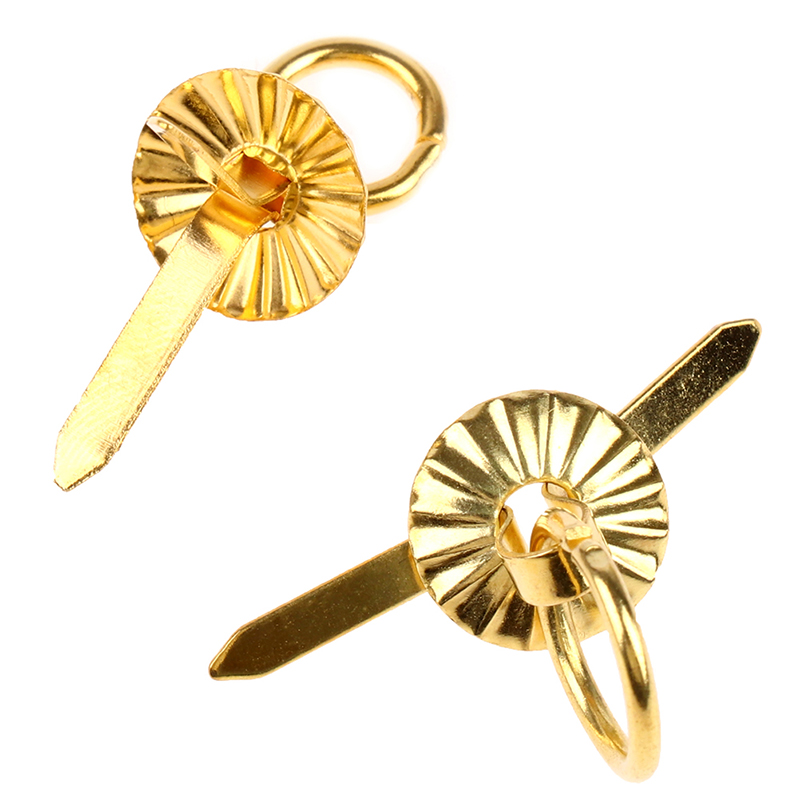 Furniture Hardware Handles - 4pcs 1/12 Hardware Golden Metal Drawer