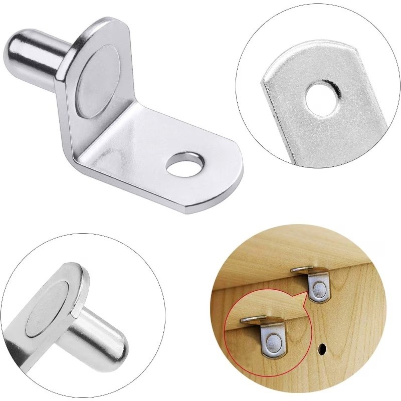 Shelf Peg Support - 41 pcs 6.2*10mm Iron Shelf Support