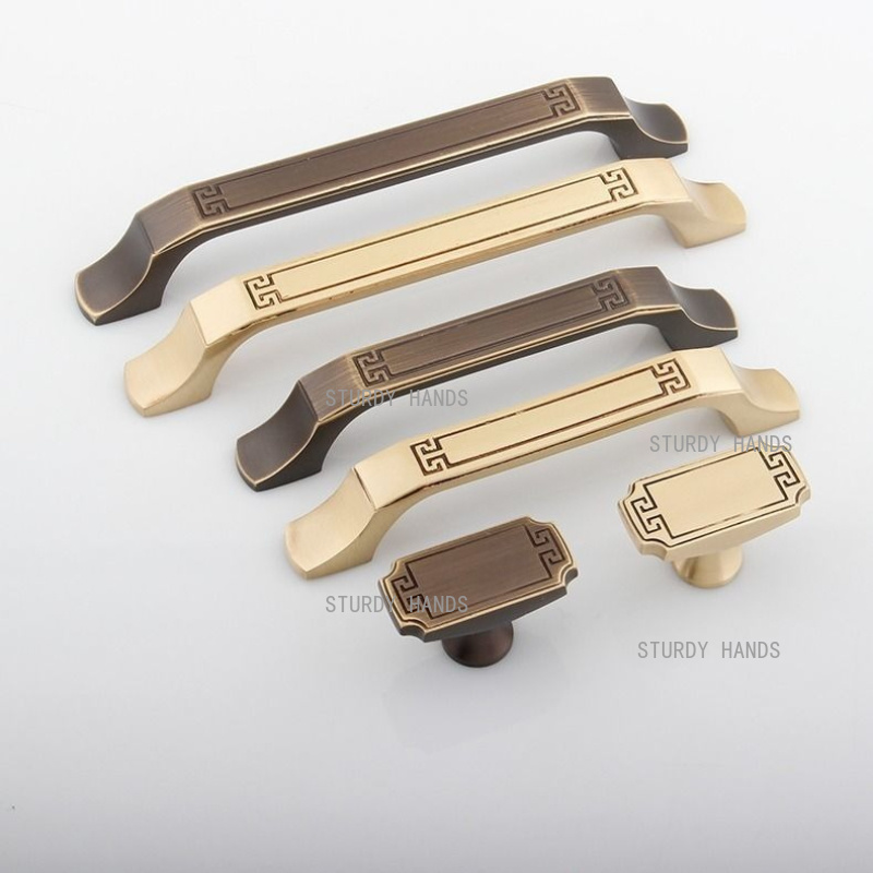 Furniture Hardware Handles - 4PCS Chinese Style Cabinet Handle, Room