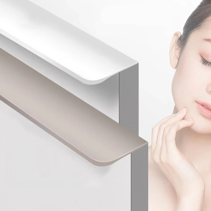 Furniture Hardware Nut - Cashmere Gray Handle Invisible Non Perforated
