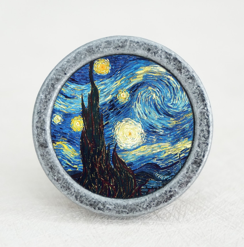 Starry Sky Dresser Knob Art Kn - Unique Furniture Hardware recension och pris