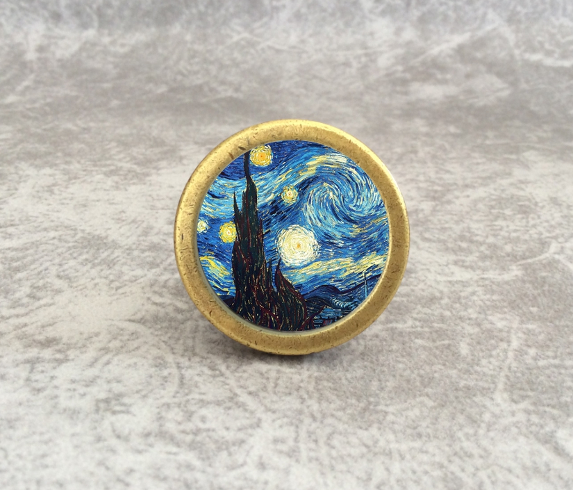 Starry Sky Dresser Knob Art Kn - Unique Furniture Hardware recension och pris