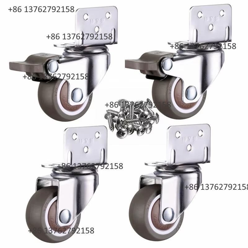 4Pcs Soft Rubber Quiet Swivel  - Furniture And Hardware recension och pris