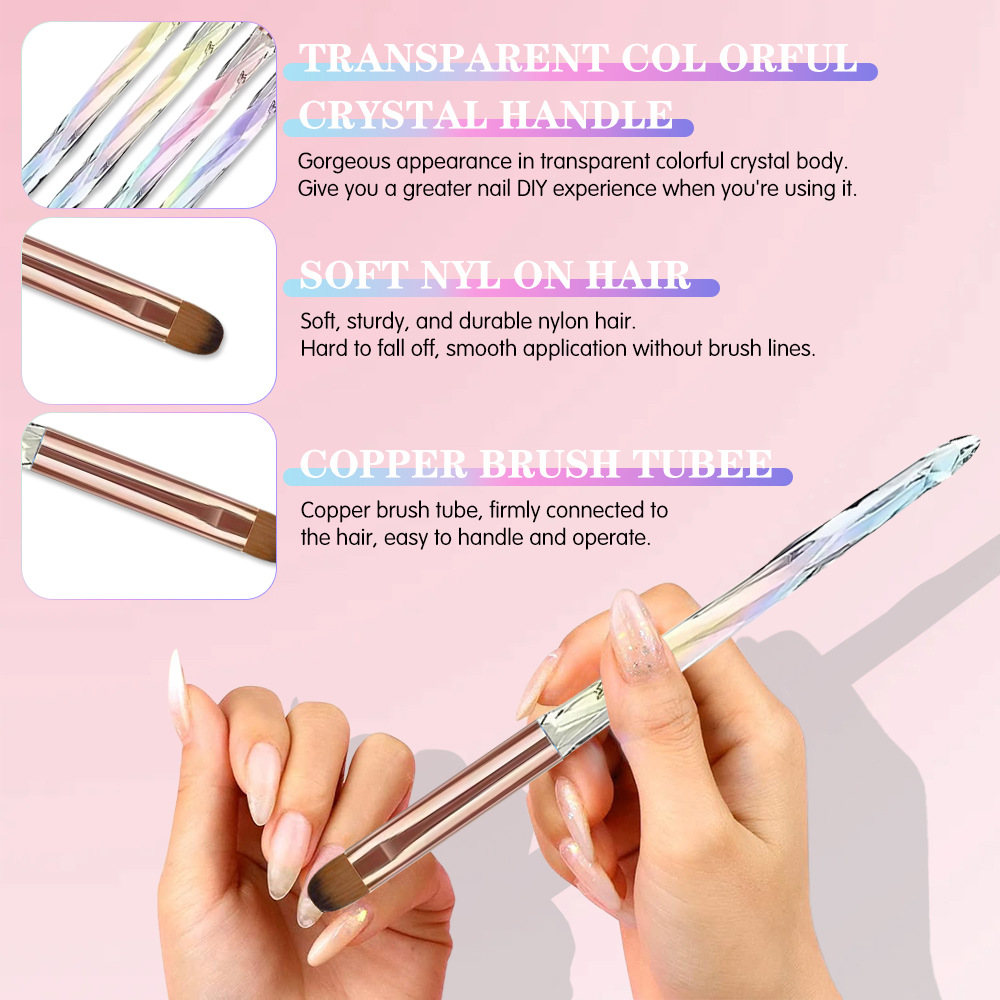 Nail Brush for Nail Art Design - Furniture Hardware Nails recension och pris
