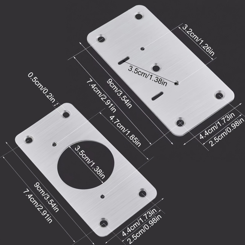 4Pair Hinge Repair Plate Cabin - Furniture Hardware Replacement Parts recension och pris