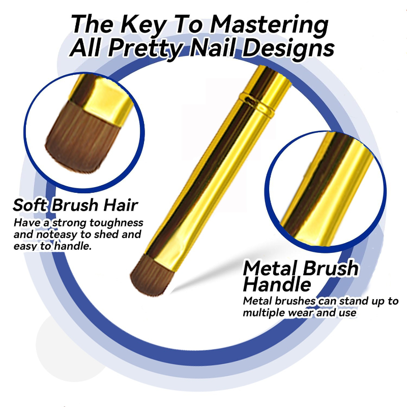 Kolinsky French Nail Art Brush - Furniture Hardware Nails recension och pris