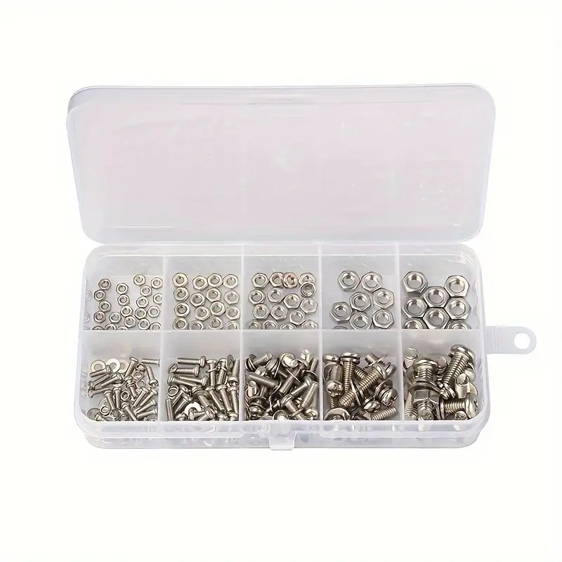 320PCS Hex Nuts & Bolts Set M2 - Furniture Hardware Nut recension och pris