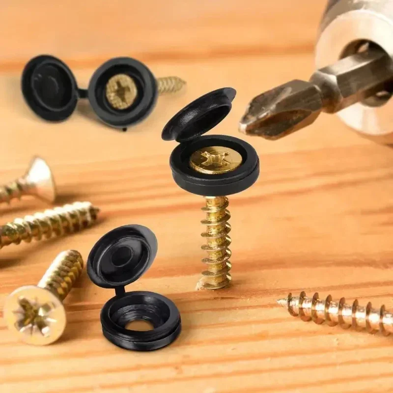 5/100PCS Hinged Plastic Screw  - Furniture Hardware Nut recension och pris