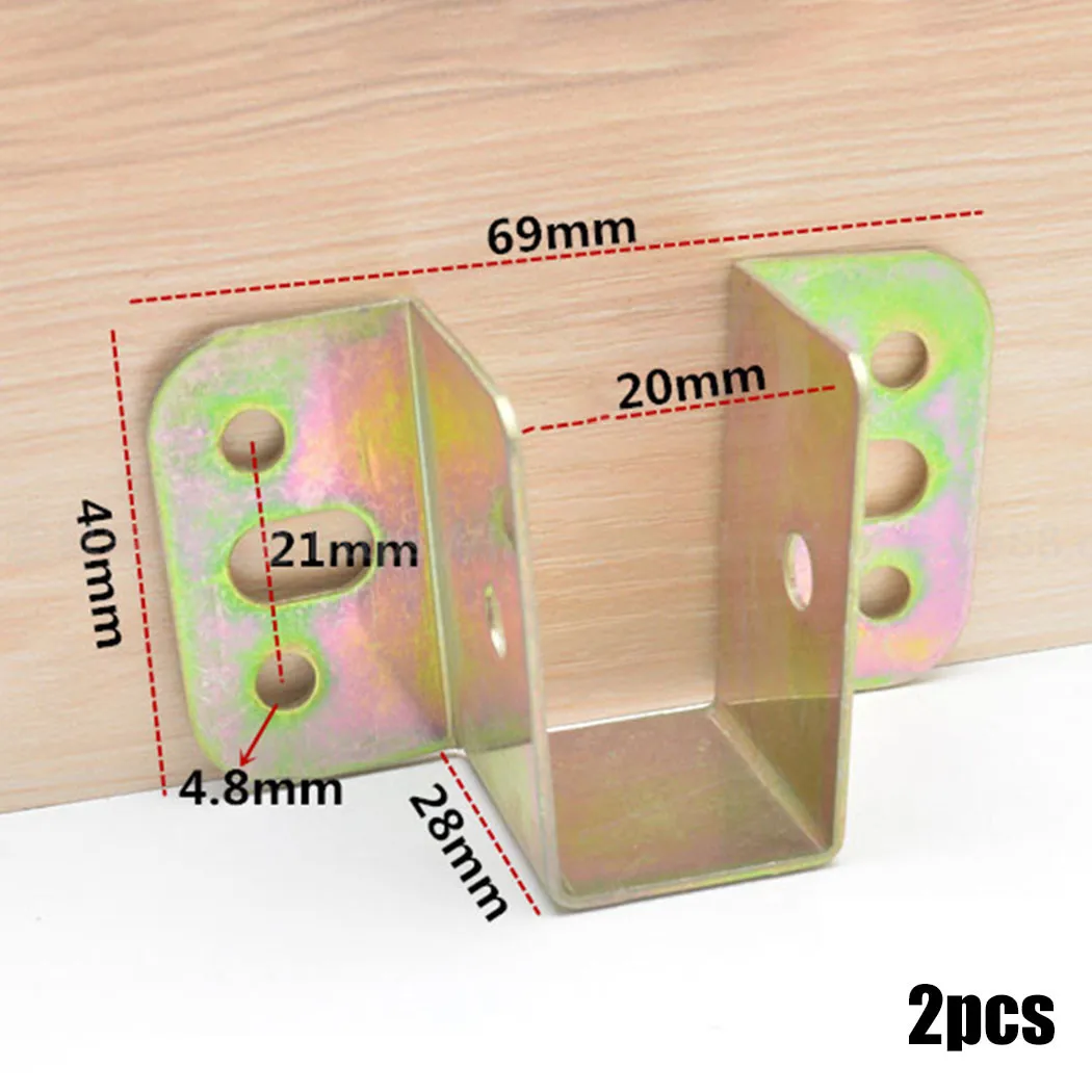 2pcs U Shaped Metal Bed Bracke - Furniture Hardware Replacement Parts recension och pris