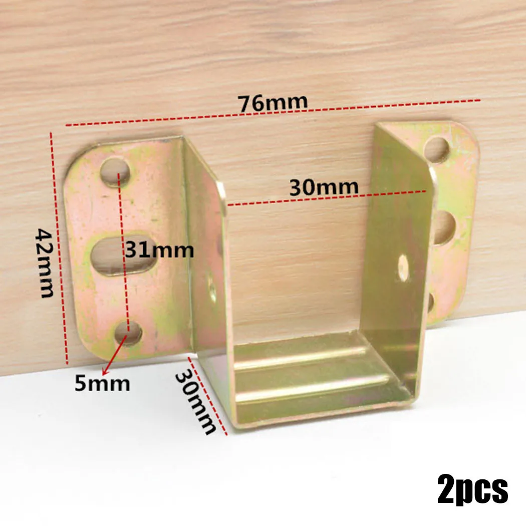 2pcs U Shaped Metal Bed Bracke - Furniture Hardware Replacement Parts recension och pris