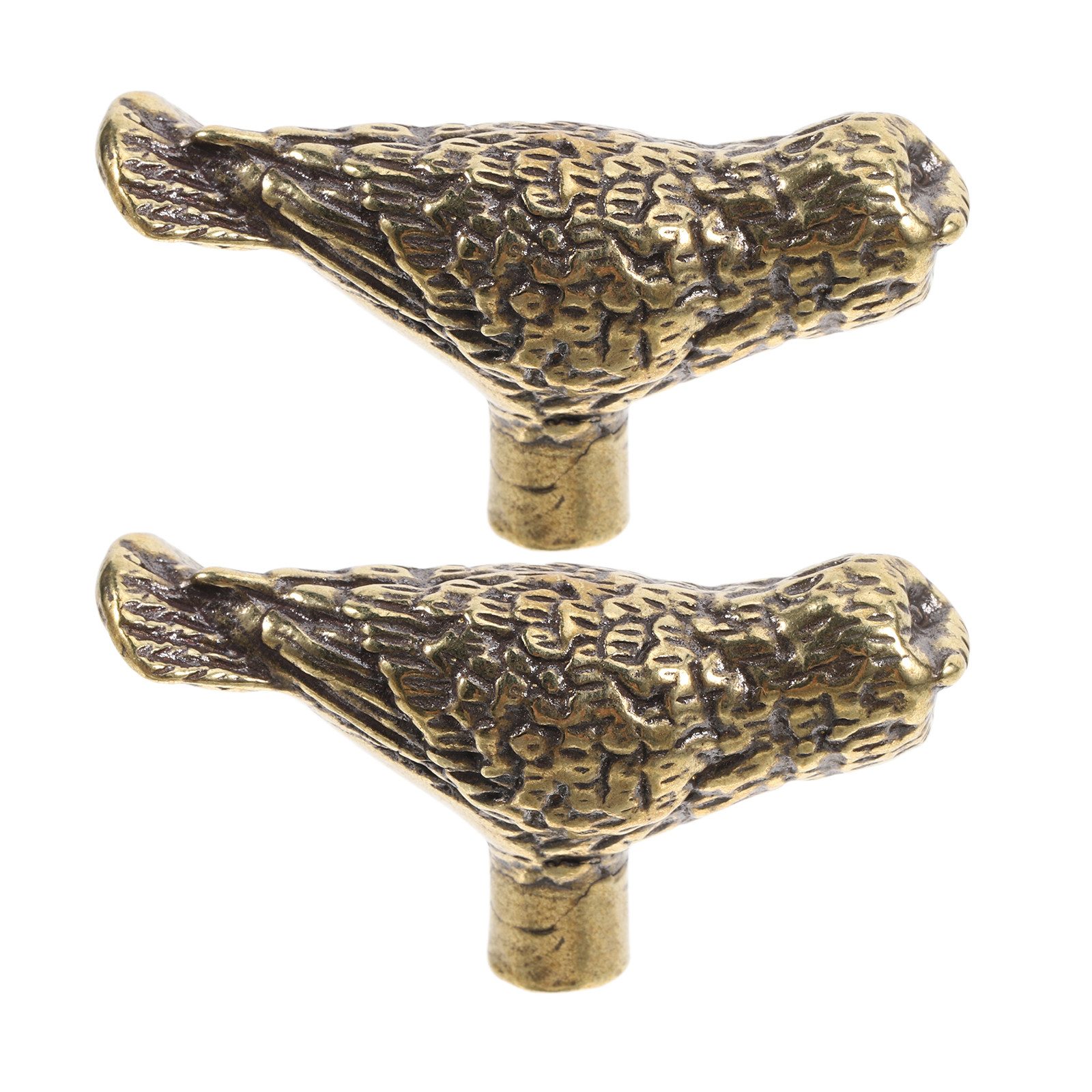 2Pcs Vintage Brass Owl Cabinet - Unique Furniture Hardware recension och pris