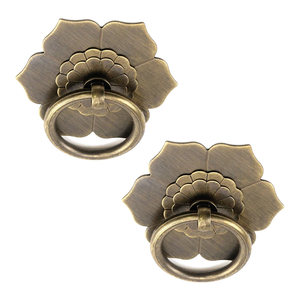 Floral Brass Cabinet Door Knob - Unique Furniture Hardware recension och pris