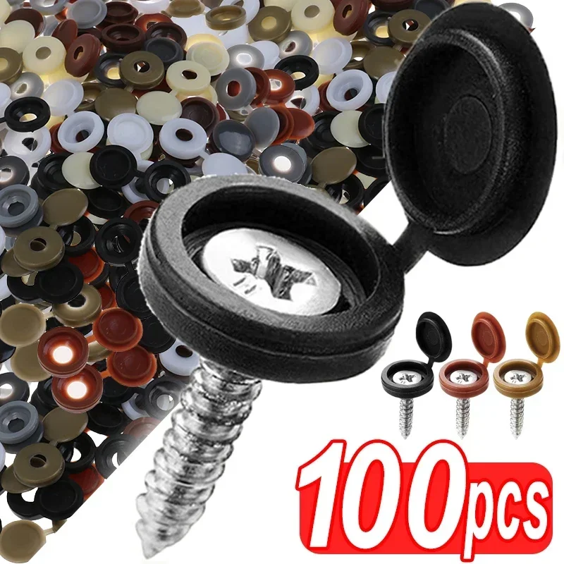 Hinged Plastic Screw Cap Cover - Furniture Hardware Nut recension och pris