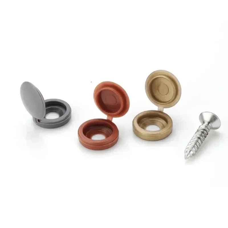 Hinged Plastic Screw Cap Cover - Furniture Hardware Nut recension och pris
