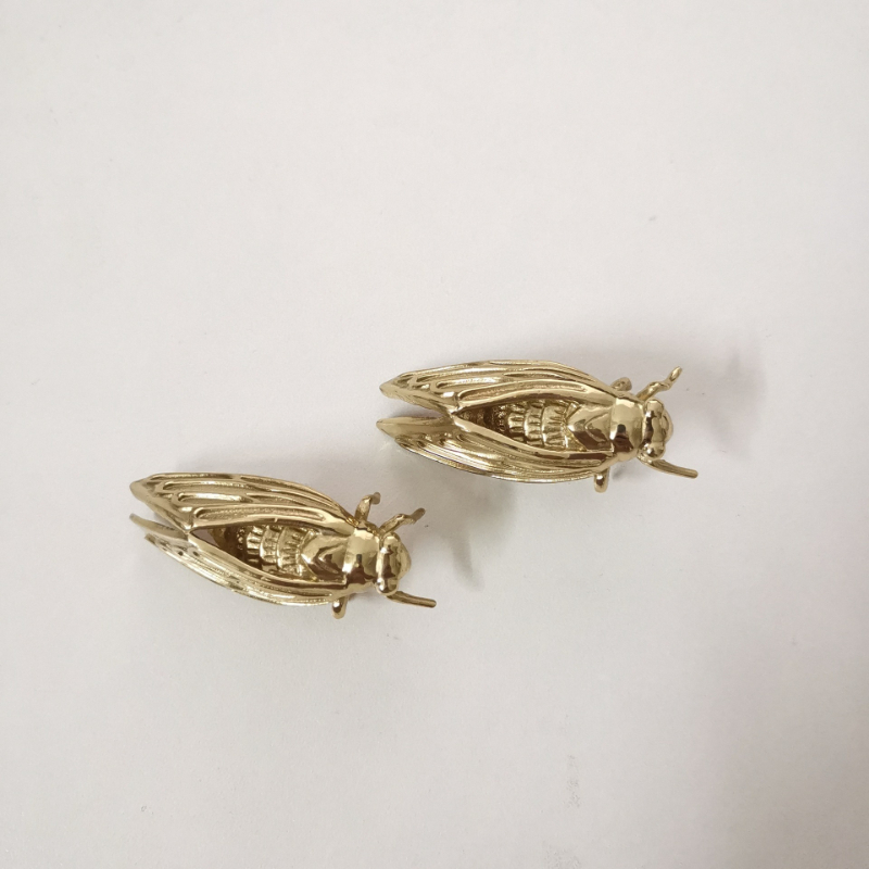 Brass Cicada Hardware Handle B - Unique Furniture Hardware recension och pris