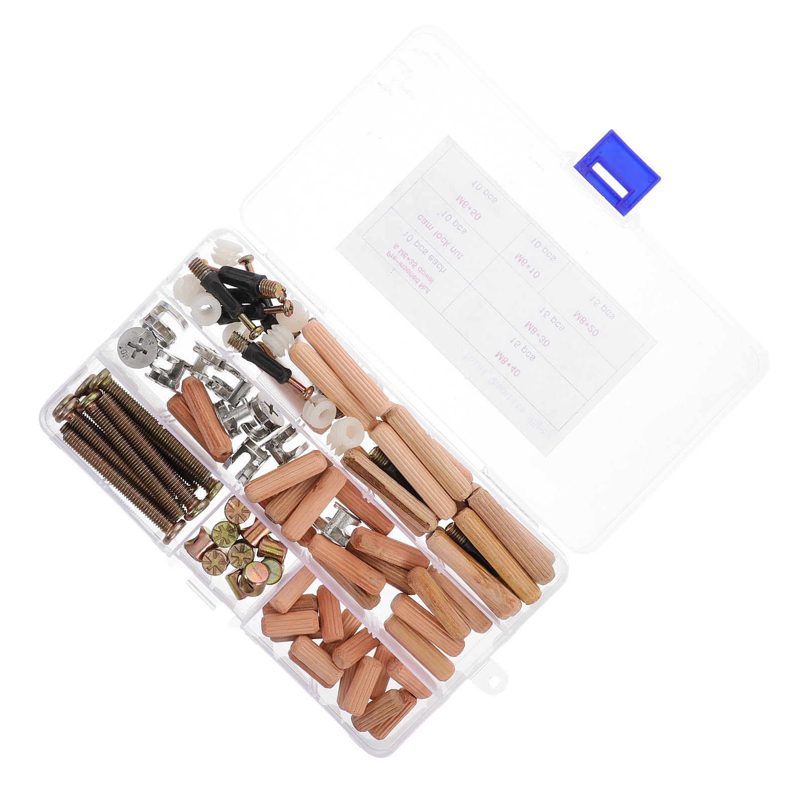95Pcs Bunk Bed Hardware Kit Fu - Furniture Hardware Barrel Nut recension och pris