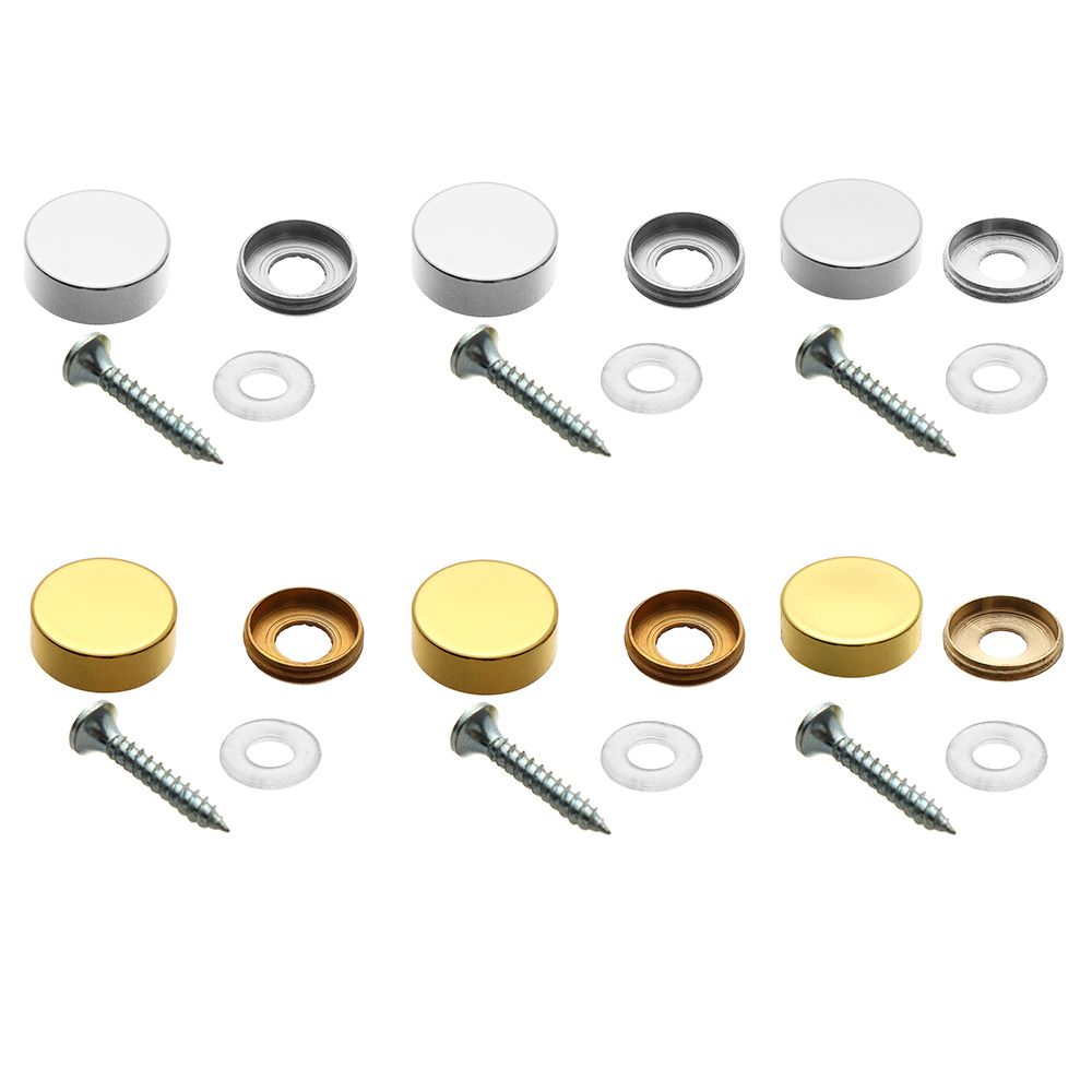 4 Sets Mirror Fasteners Screws - Furniture Hardware Fasteners recension och pris