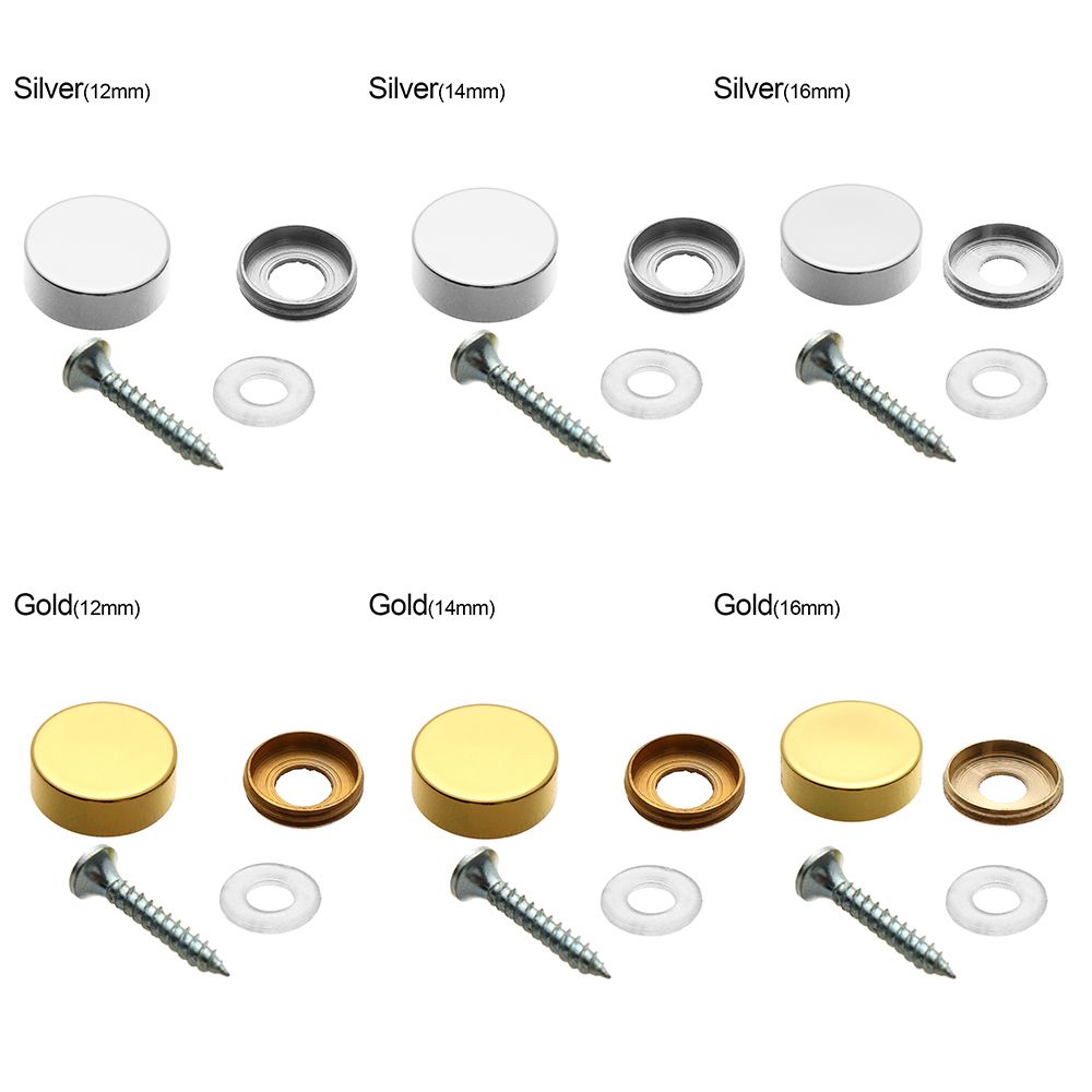 4 Sets Mirror Fasteners Screws - Furniture Hardware Fasteners recension och pris
