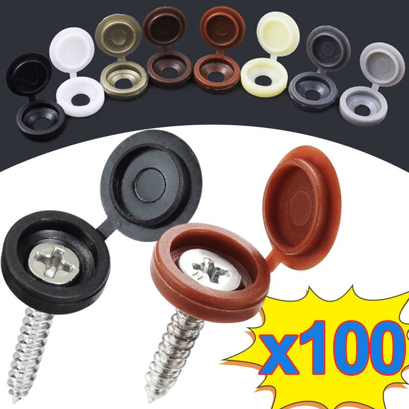 10/500pcs Screw Decorative Cap - Furniture Hardware Nut recension och pris