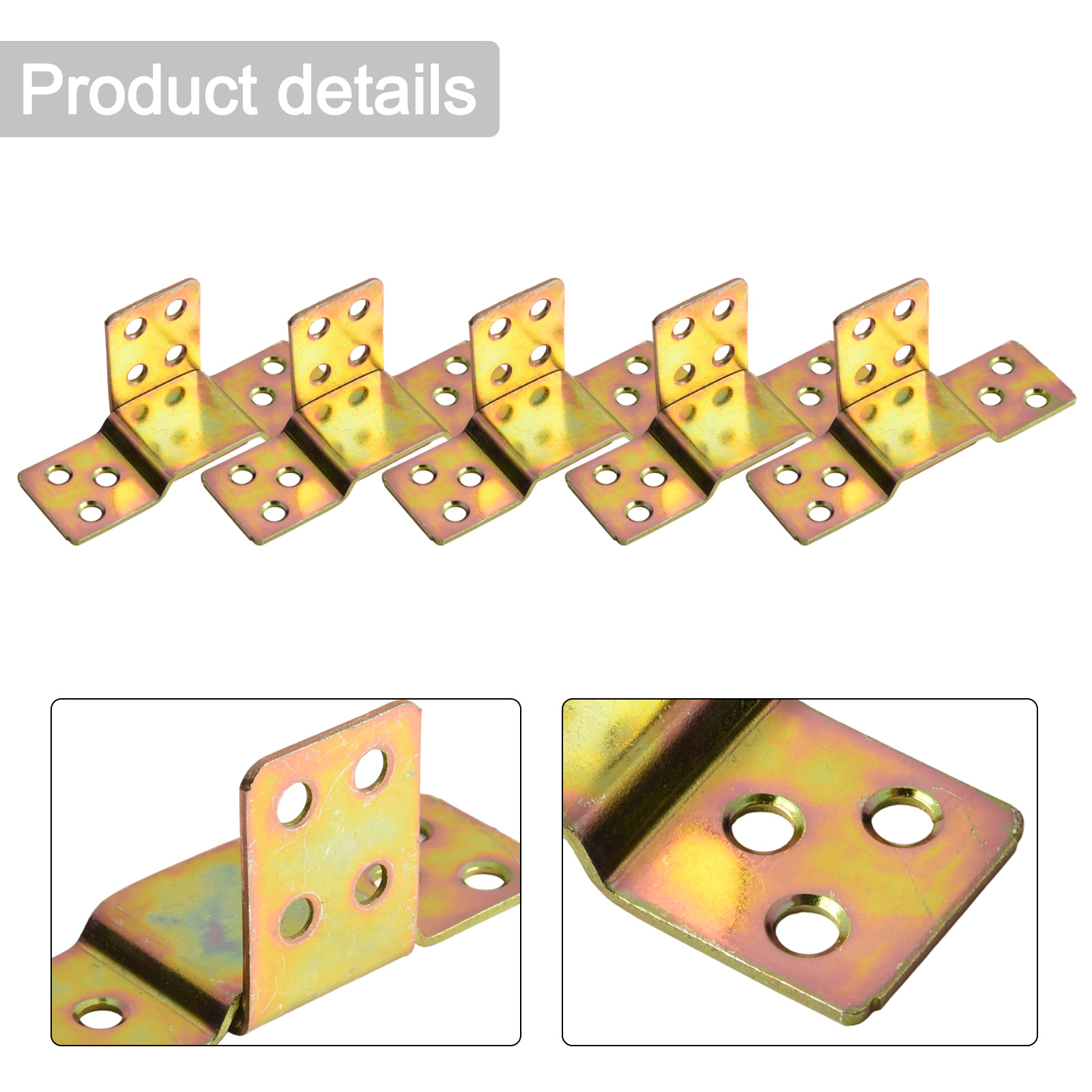 5Pcs Metal Bed Rail Bracket Wo - Furniture Hardware Fasteners recension och pris
