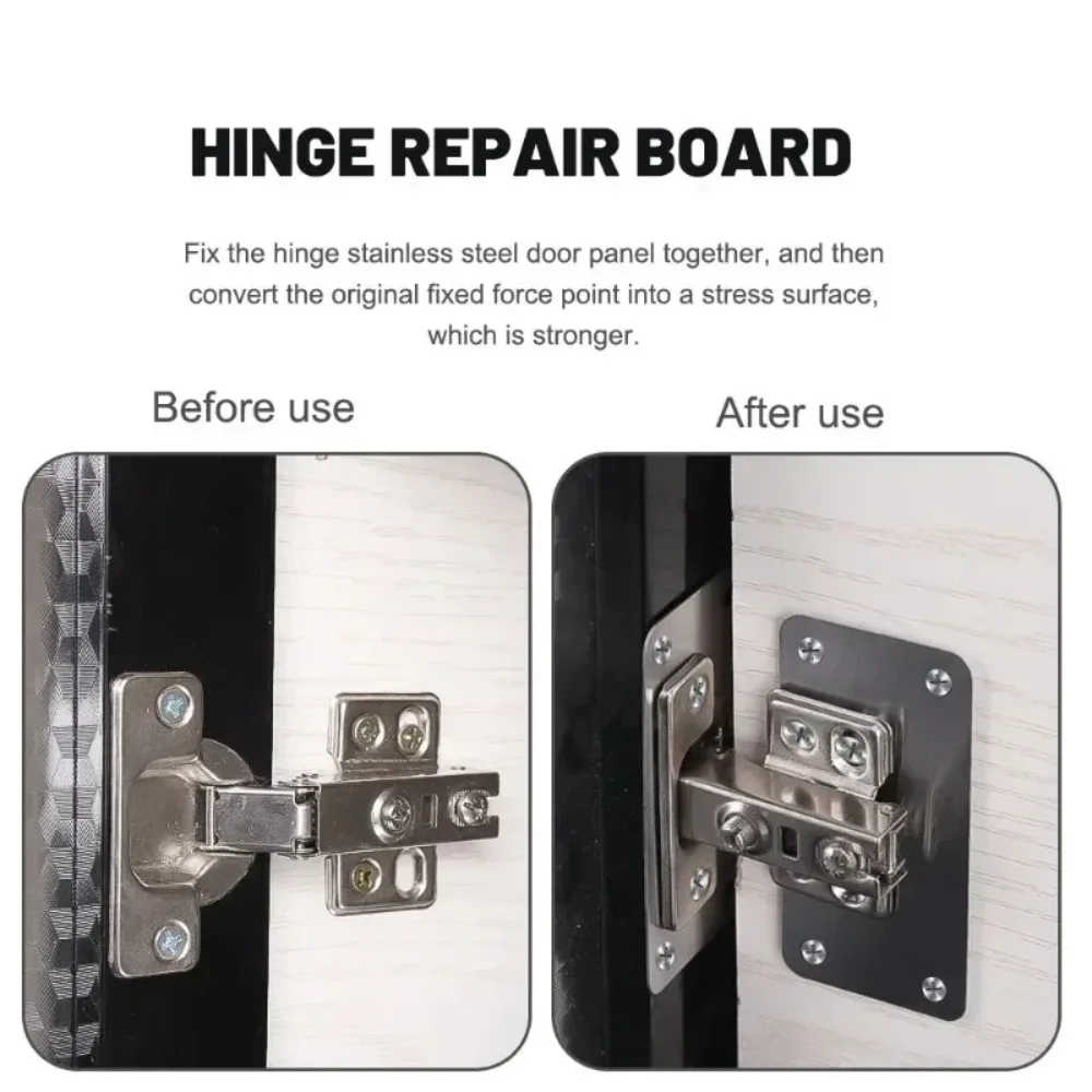 10/1Pairs Hinge Repair Plate K - Furniture Hardware Replacement Parts recension och pris