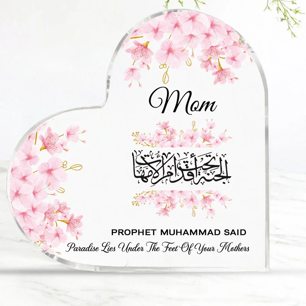 Heart Acrylic Desk Plaque Mom  - Furniture Paradise & Hardware Ghaziabad By Owner recension och pris