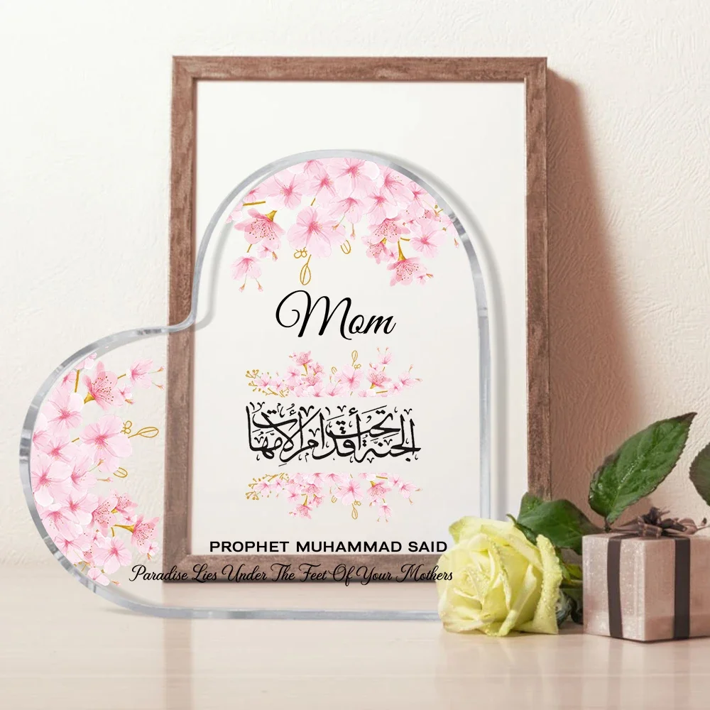 Heart Acrylic Desk Plaque Mom  - Furniture Paradise & Hardware Ghaziabad By Owner recension och pris