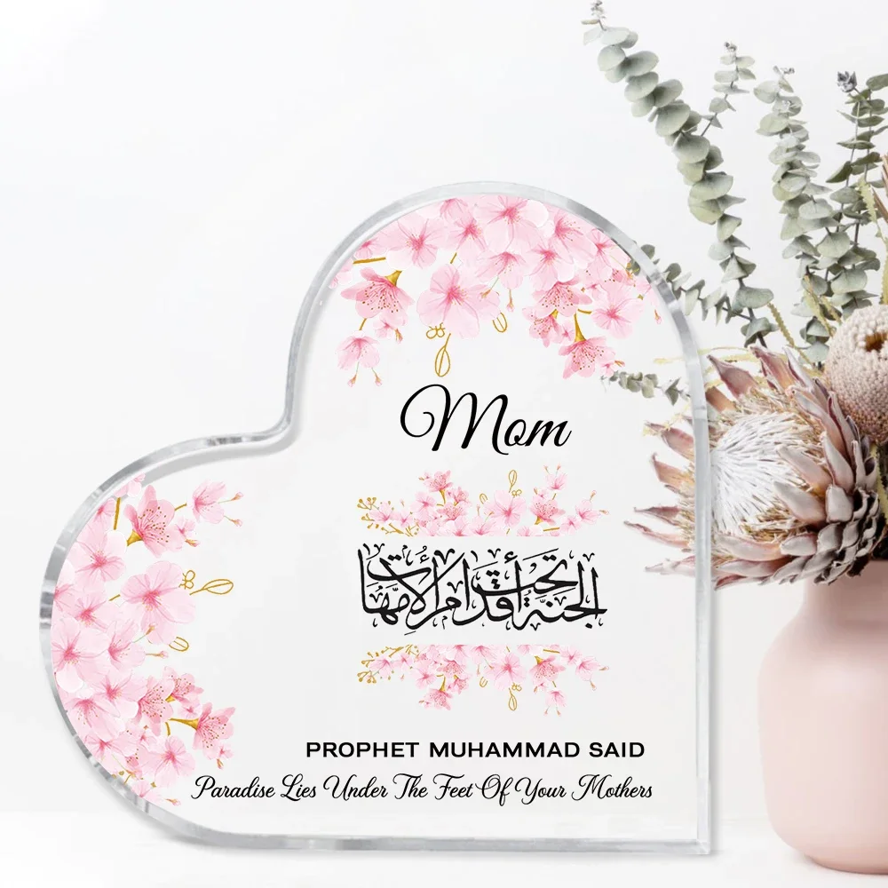 Heart Acrylic Desk Plaque Mom  - Furniture Paradise & Hardware Ghaziabad By Owner recension och pris