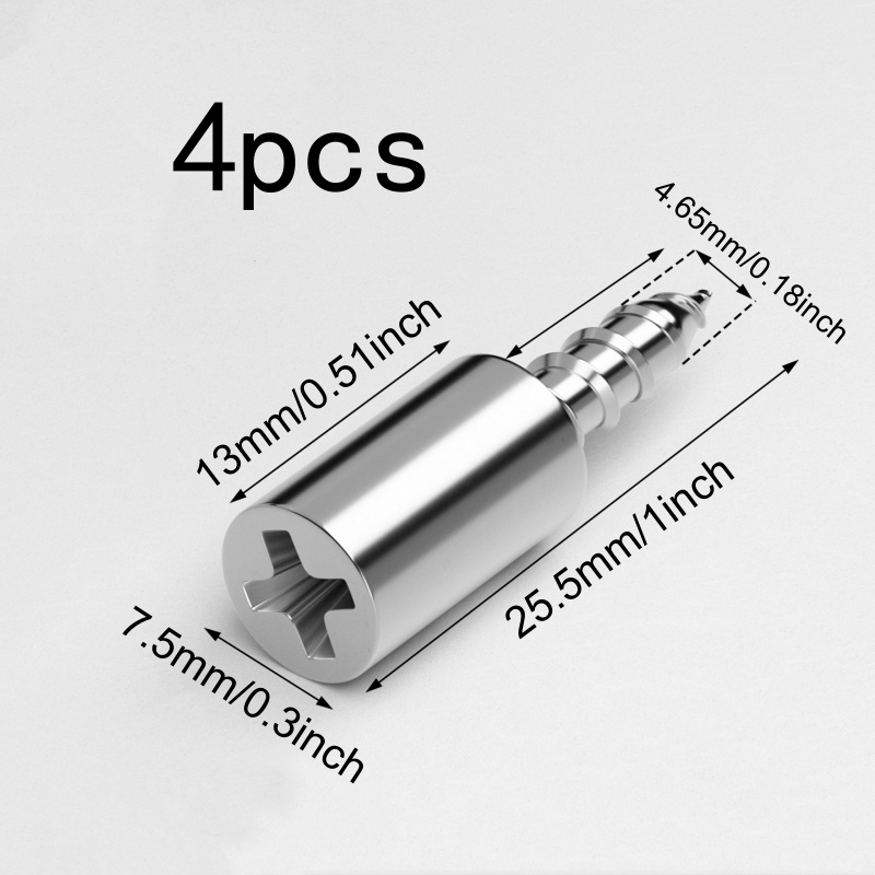 4Pcs Heavy Duty Metal Shelf Su - Shelf Peg Support recension och pris