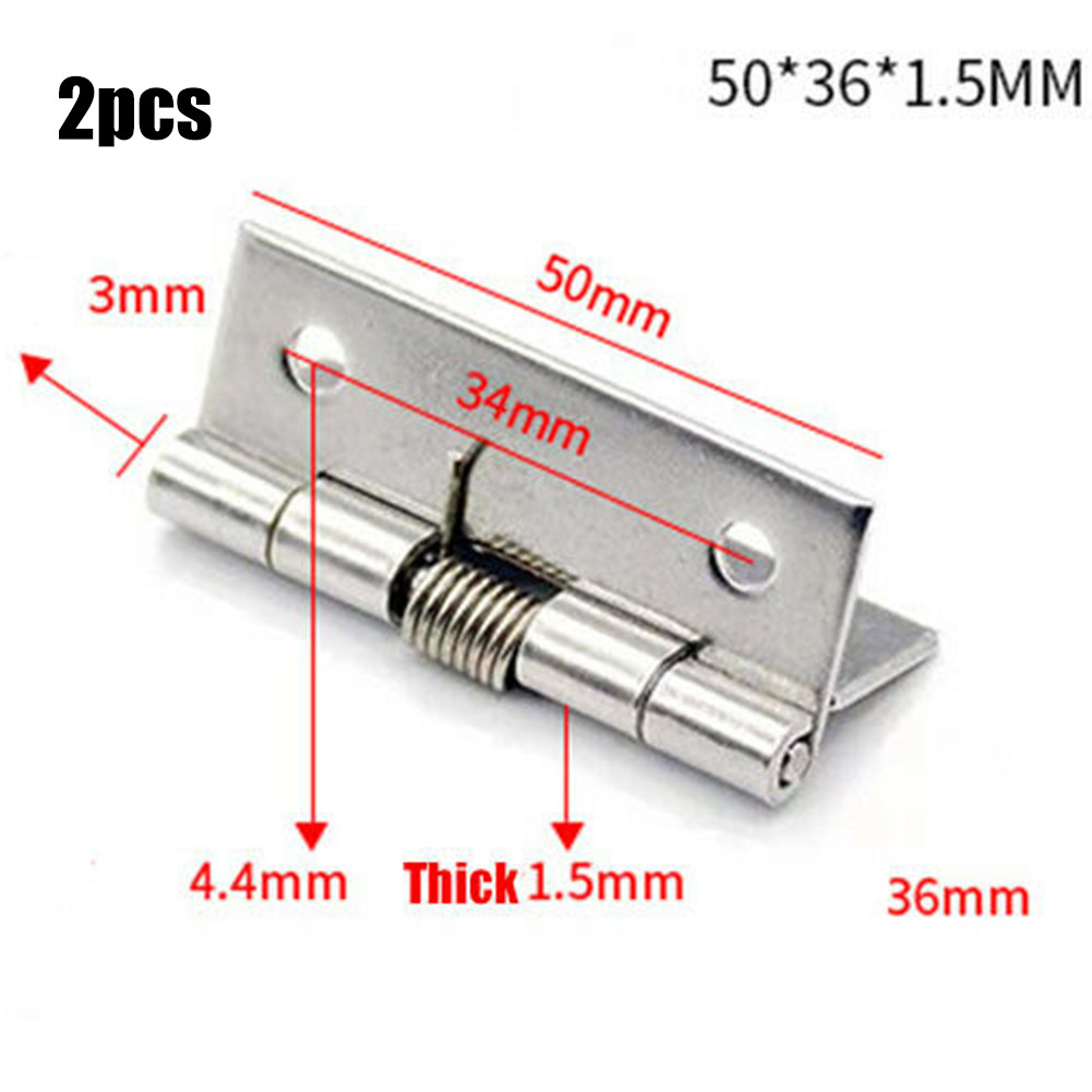2pcs Self Closing Spring Hinge - Furniture Hardware Replacement Parts recension och pris