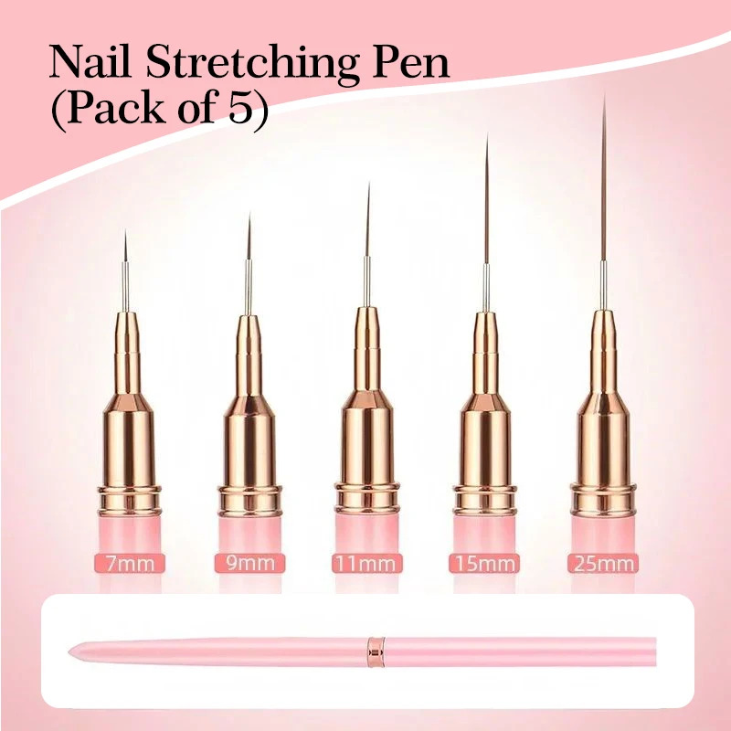 5PCS Nail Art Liner Brush Set  - Furniture Hardware Nails recension och pris