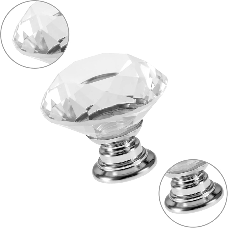 6Pcs Cabinet Knob with Screws  - Furniture Hardware Nut recension och pris