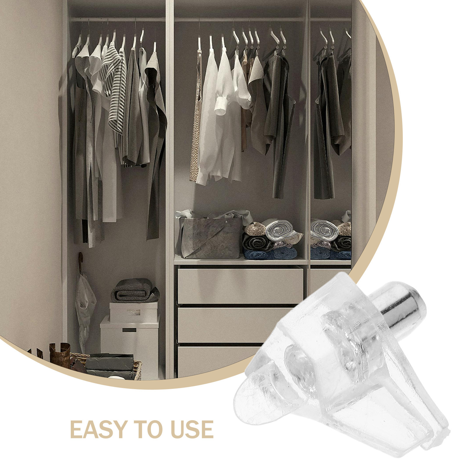 100pcs Clear Shelf Pegs Durabl - Shelf Peg Support recension och pris