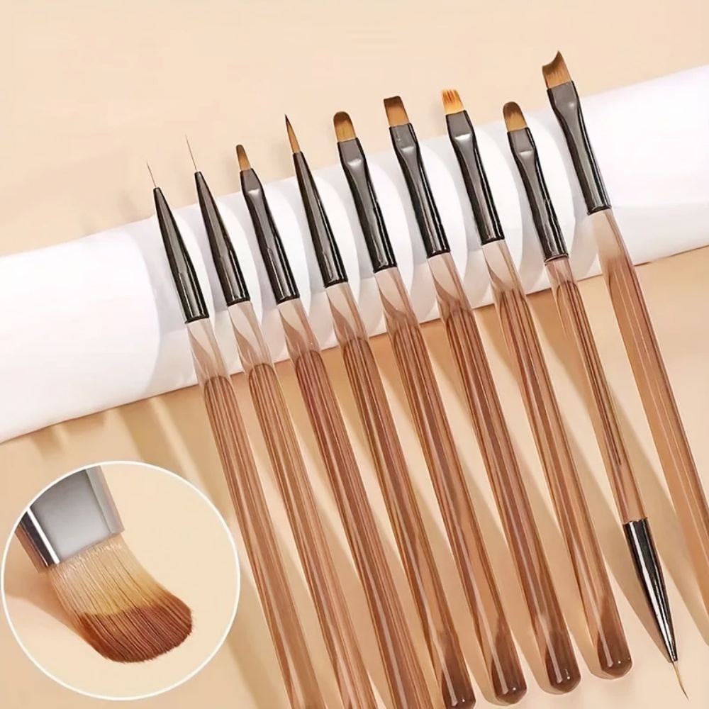 9PCS Nail Brush for Nail Art D - Furniture Hardware Nails recension och pris