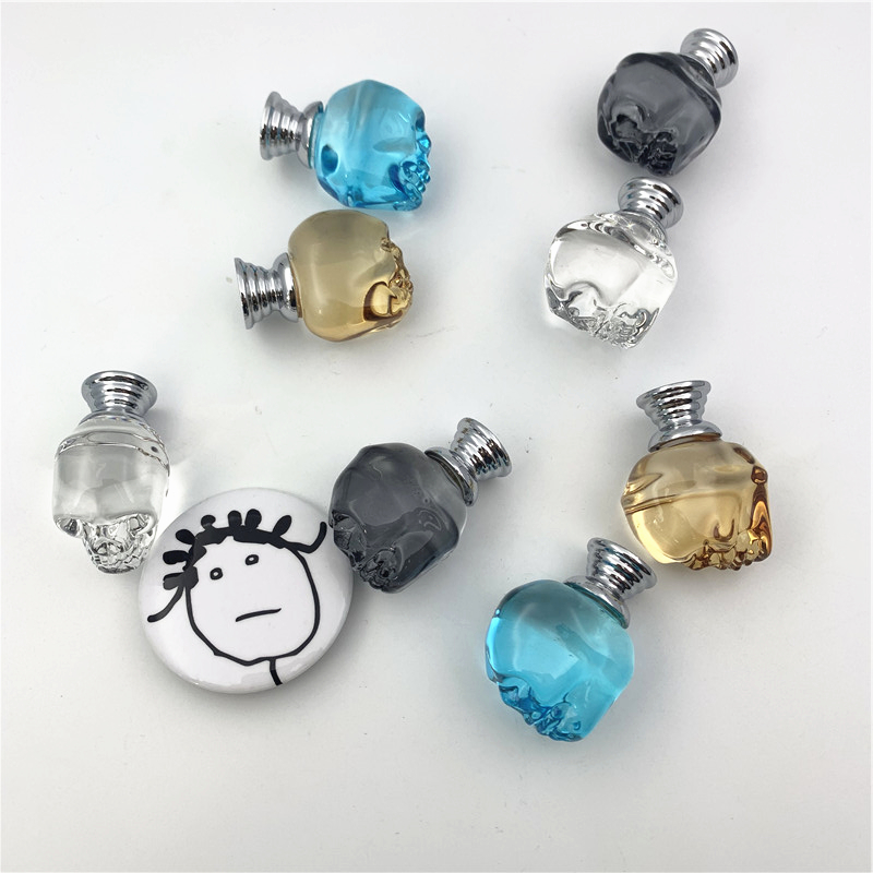 LCH  Clear Crystal Skull Shape - Unique Furniture Hardware recension och pris