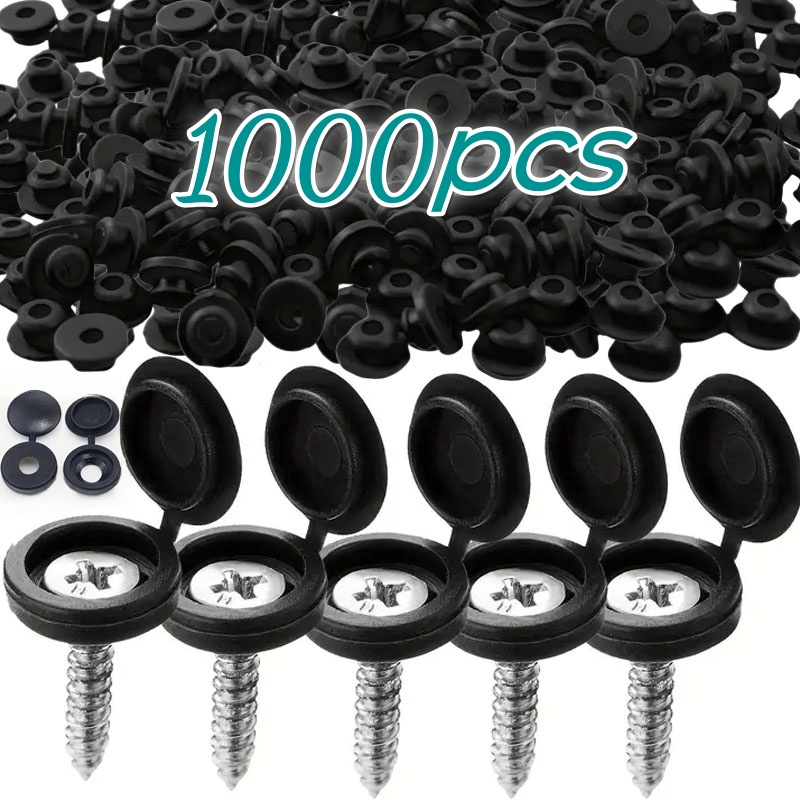 1000pcs Hinged Plastic Screw C - Furniture Hardware Nut recension och pris