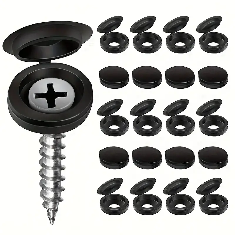 1000pcs Hinged Plastic Screw C - Furniture Hardware Nut recension och pris