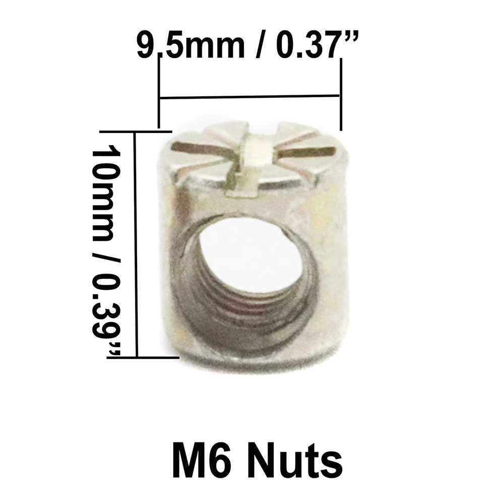M6 Hex Socket Cap Screws With  - Furniture Hardware Barrel Nut recension och pris