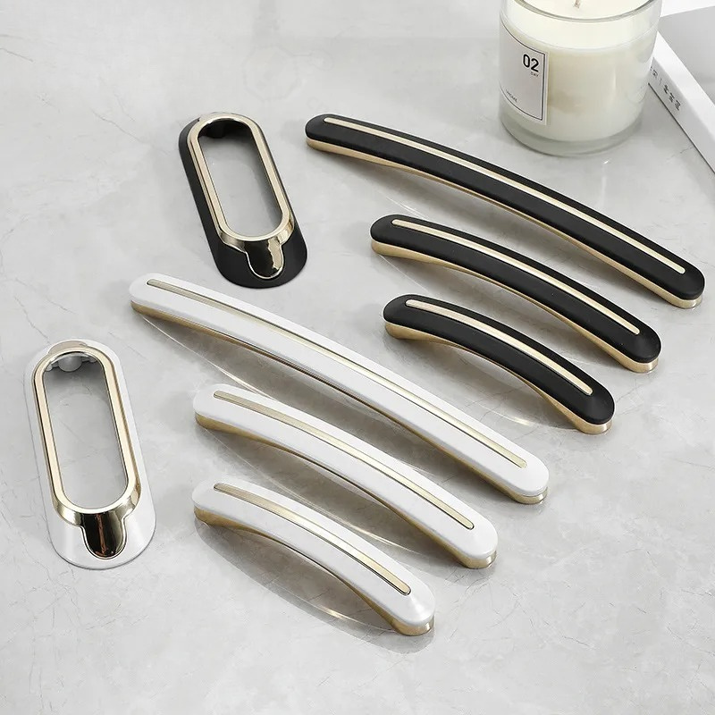 Modern Simple Zinc Alloy Cabin - Furniture Hardware Handles recension och pris