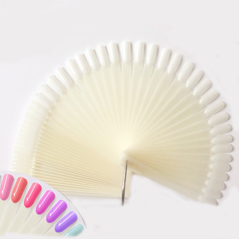 4Color 50pcs False Nail Tips F - Furniture Hardware Nails recension och pris