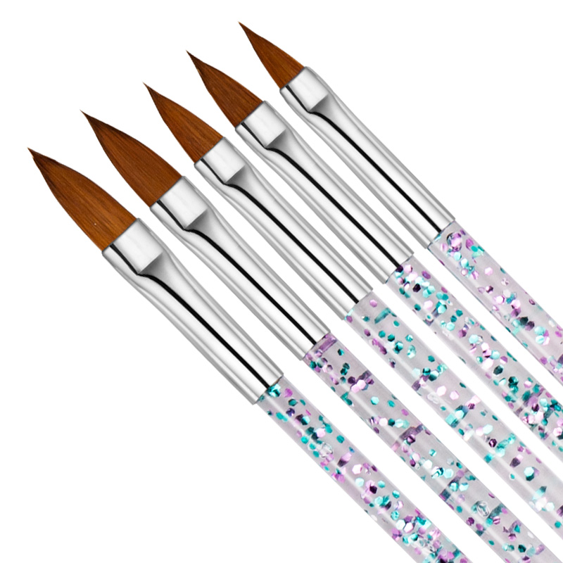 5PCS Nail Art Brushes Set UV G - Furniture Hardware Nails recension och pris