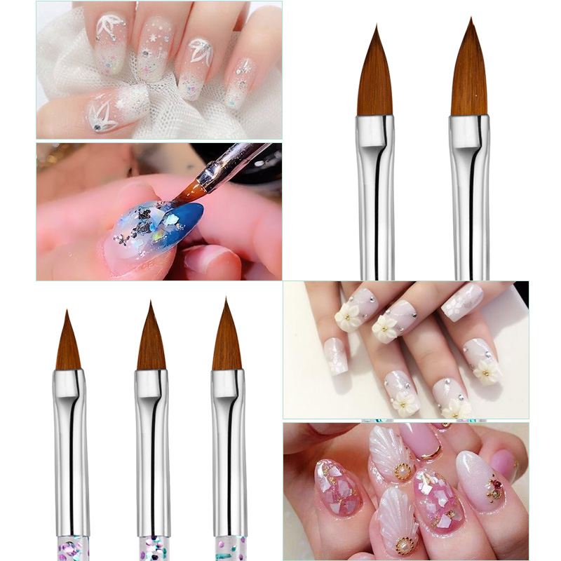 5PCS Nail Art Brushes Set UV G - Furniture Hardware Nails recension och pris